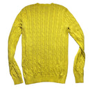 Yellow Polo Ralph Lauren cable knit Jumper (M)