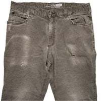 Carhartt Khaki Grey Vintage Workwear Carpenter Cargo Trousers (36W)