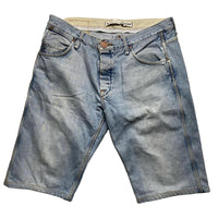 Fake London Genius Light Blue Baggy Jorts Jean Shorts (34W)