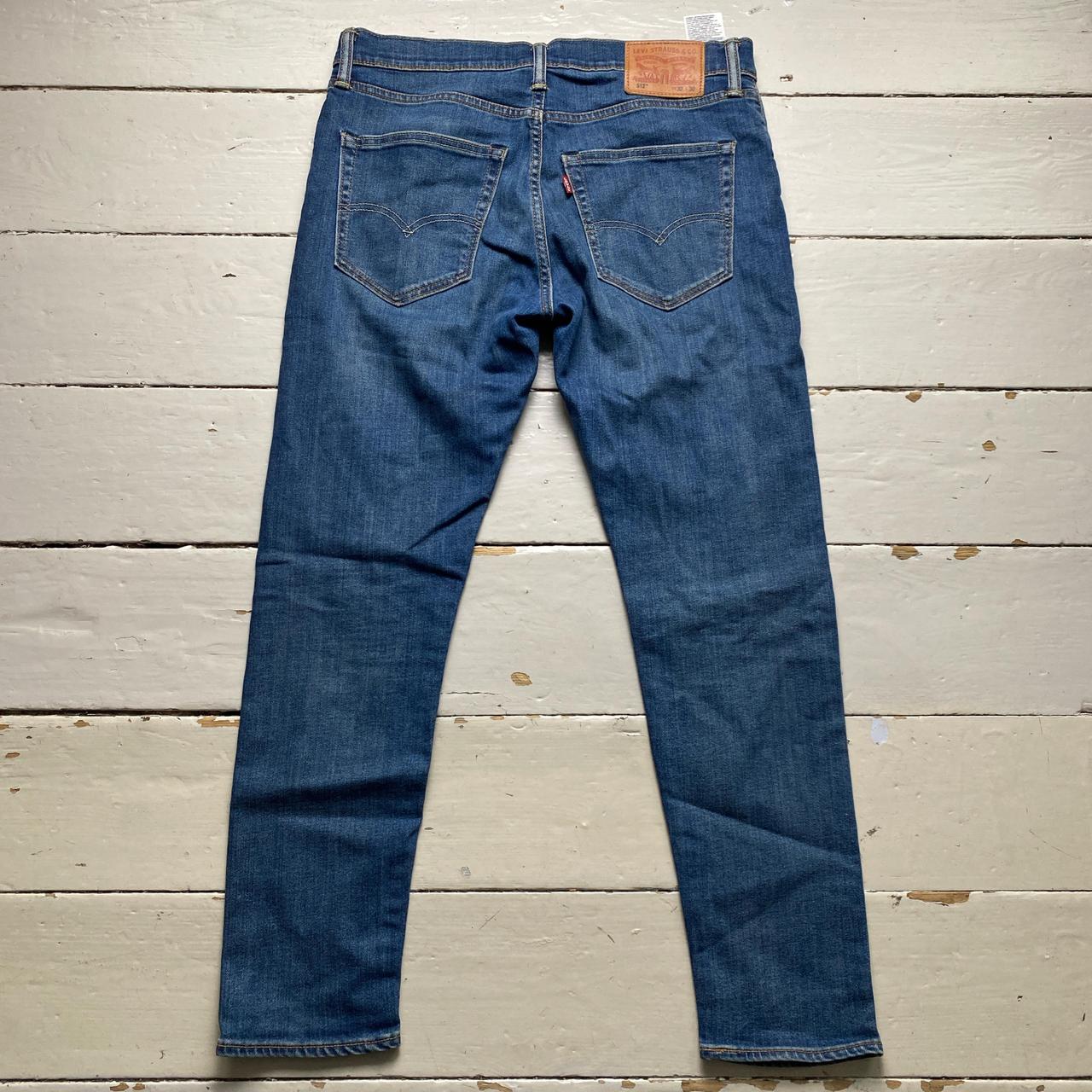 Levis 512 Slim Navy Blue Jeans