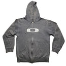 Oakley Vintage Grey and White Hoodie (S)
