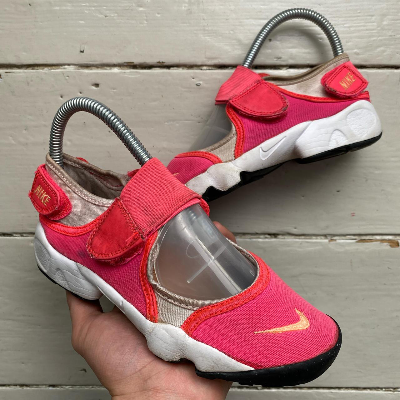 Nike Air Rift Non Split Tabi Toe Kids Pink Trainers