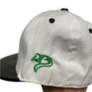 Raw Blue Rasta Lion White and Black Snapback Cap