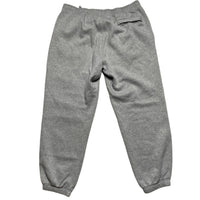Nike Grey and Black Club Spellout Baggy Joggers (2XL)