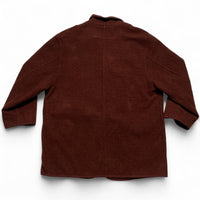 Burberry Burgundy Red Lana Alpaca Wool Womens Coat (M)