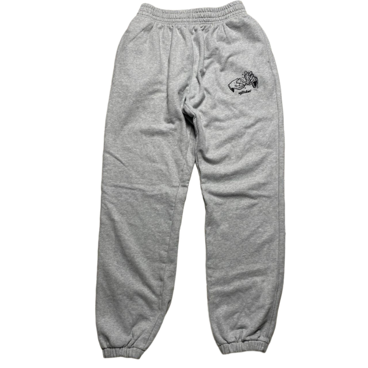 Split Dat Grey and Black Baggy Joggers (L)