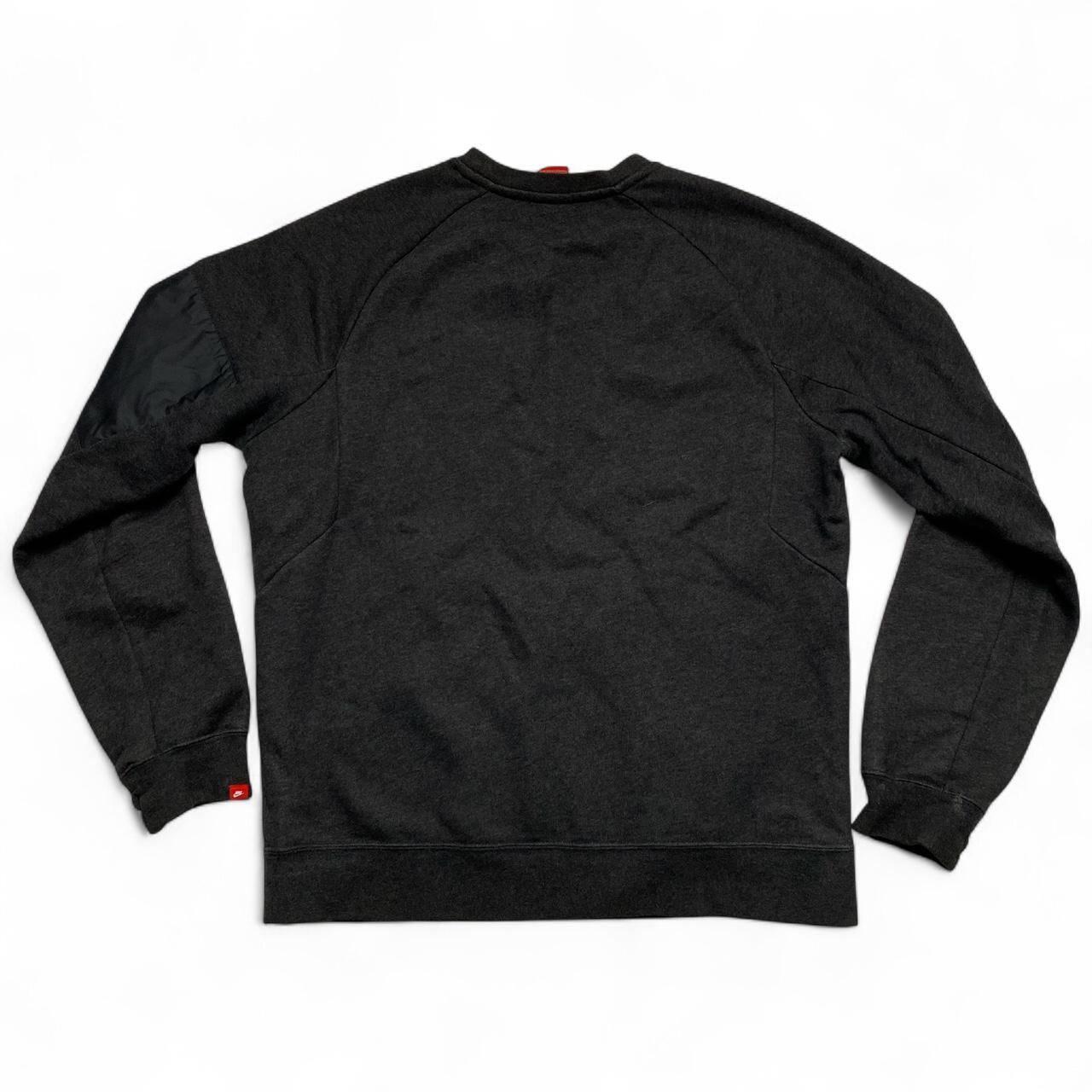 Nike Air Grey Blue and Black Crewneck Jumper (M)