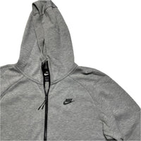 Nike Tech Fleece Hoodie Grey and Black (L)