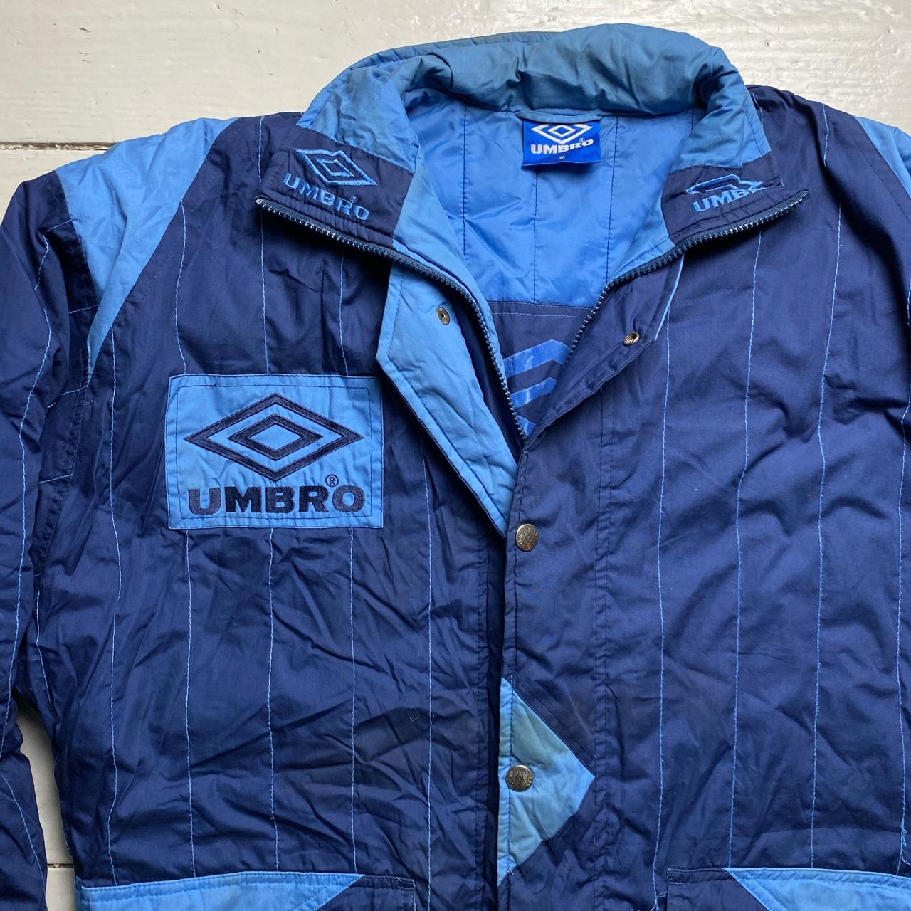 Umbro Vintage 90’s Long Football Jacket Blue