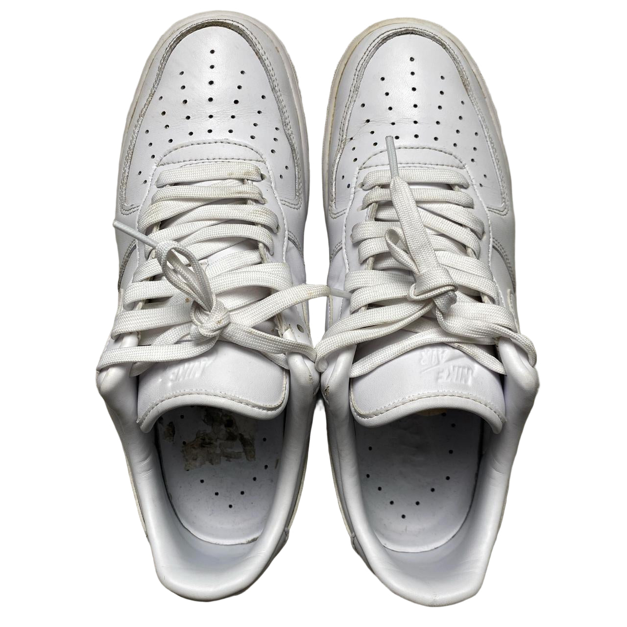Nike Air Force 1 Fresh Leather Premium White (UK 8)