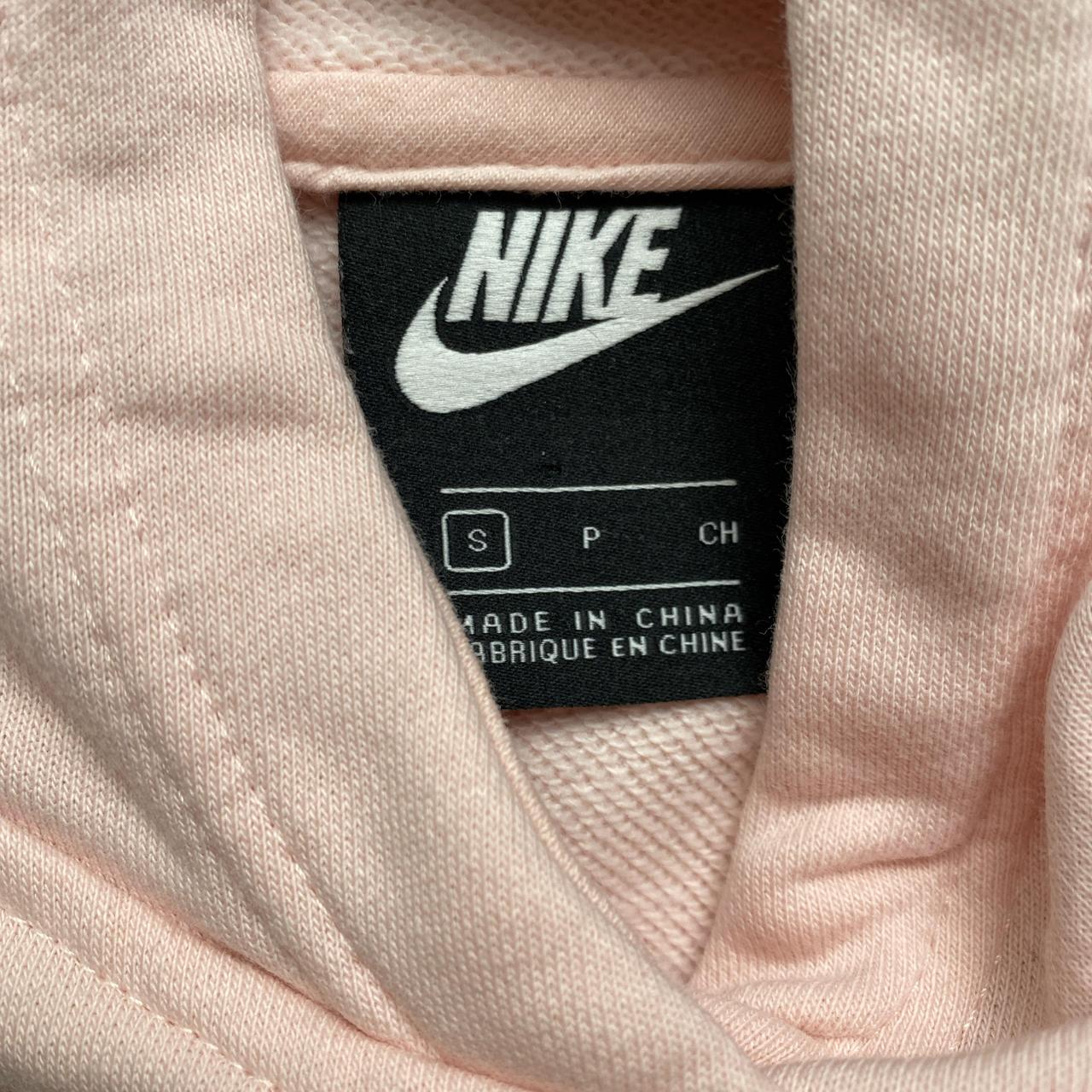 Nike Womens Pink White and Grey Hoodie