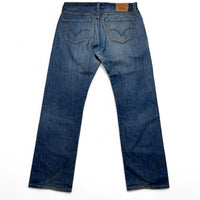 Levi's 501 Vintage Blue Stonewash Baggy Jeans (36W)