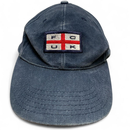 FCUK England French Connection Navy Baseball Cap
