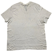 Nike White Grey and Blue Swoosh T Shirt (2XL)