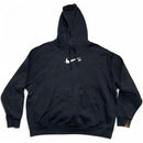 Nike Black and White Hoodie (XL)