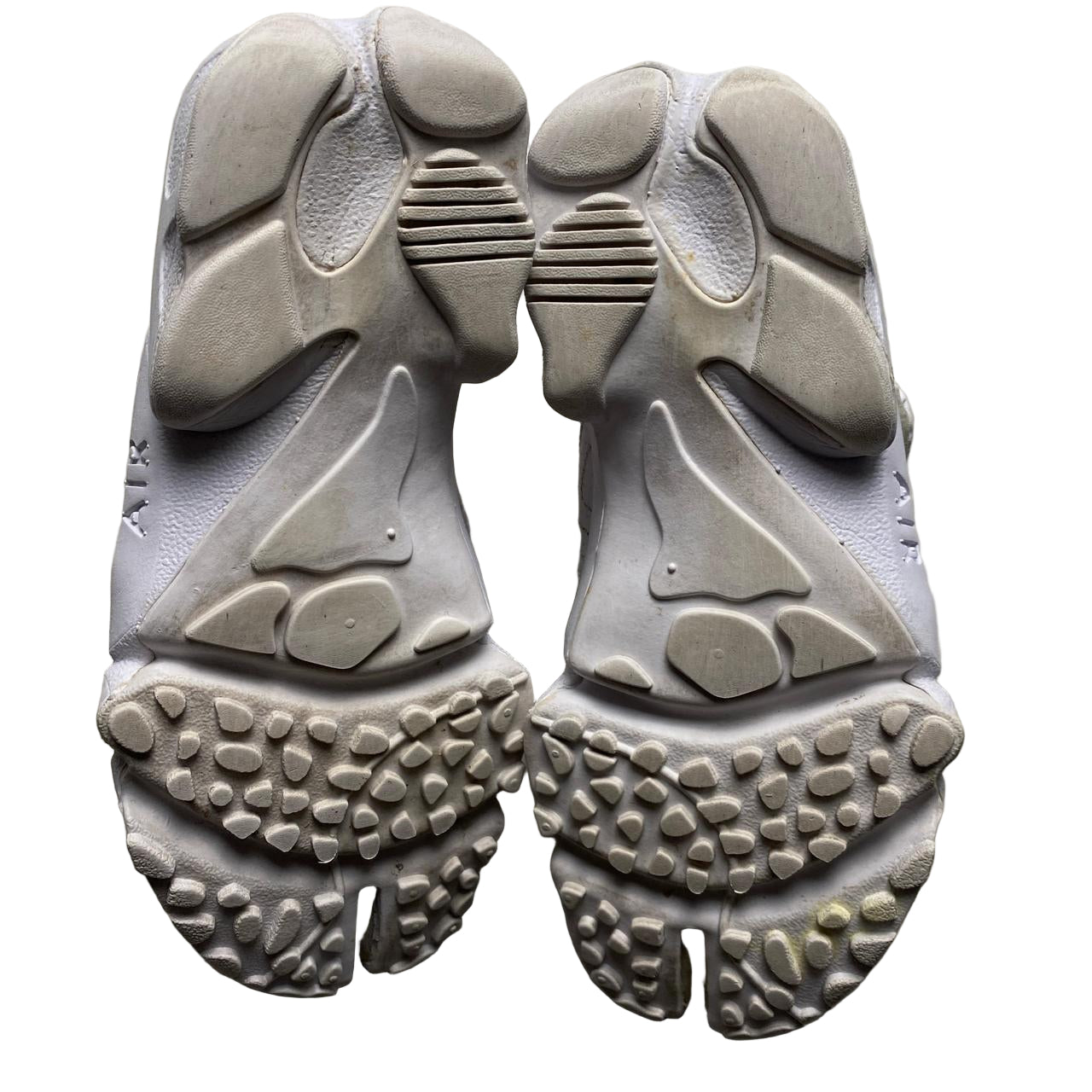 Nike Air Rift Vintage 2007 White and Golden Yellow Tabi Split Toe Trainers (UK 3.5)