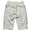 Adidas Climalite Vintage y2k Shell Trackpant Shorts White and Silver (L)