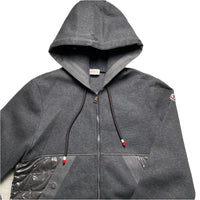Moncler Grey Hoodie Puffer Jacket (M)