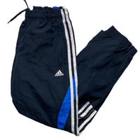 Adidas Shell Trackpant Bottoms Navy Blue and White (S)