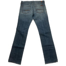 7 For All Mankind Navy Baggy Womens Straight Jeans (W 30)