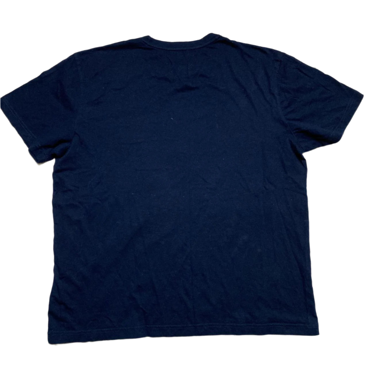 Navy Blue USA Womens T Shirt (L)