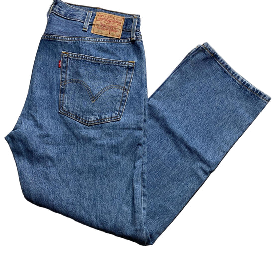 Levis 501 Baggy Blue Jeans (38W)