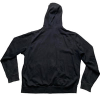Nike Black and White Swoosh Hoodie (XL)