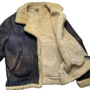 Vintage Sherling Sherpa Jacket Brown and Cream (XL)