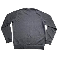 Nike Grey and White Swoosh Jumper (L)