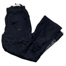 Nike Air Athletic Department Black and White Shell Trackpant Cargo Bottoms (W 30)