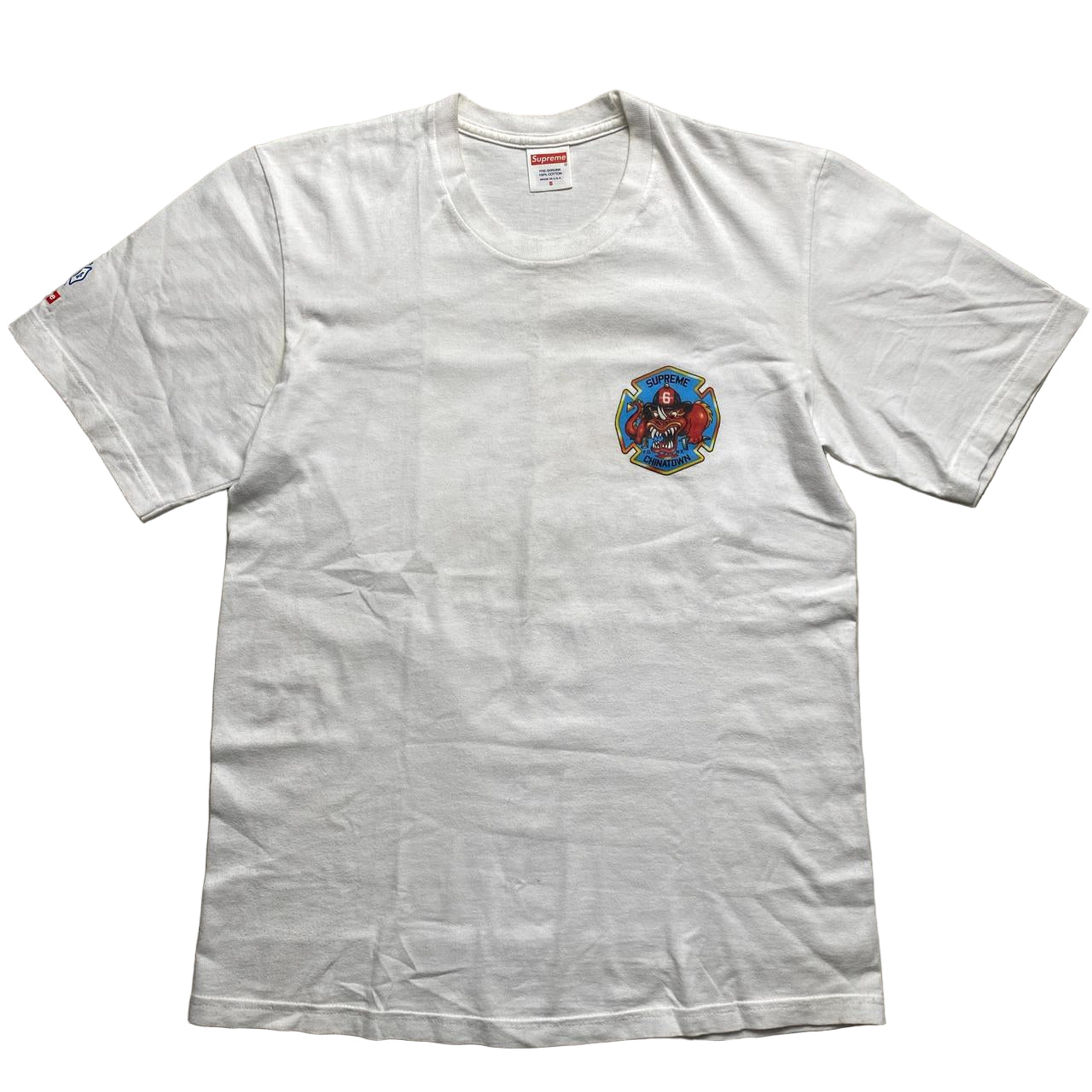 Supreme Fire Depatment Chinatown T Shirt White (S)