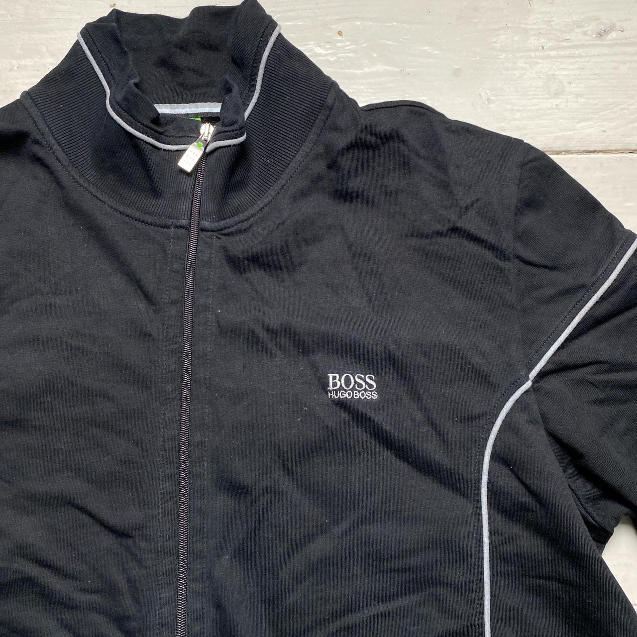 Hugo Boss Black and White Tracksuit Jacket