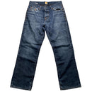 Hugo Boss Dark Navy Stonewash Distressed Jeans (34W)