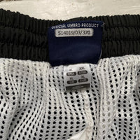 Umbro Black and Grey Shell Trackpant Shorts (XL)
