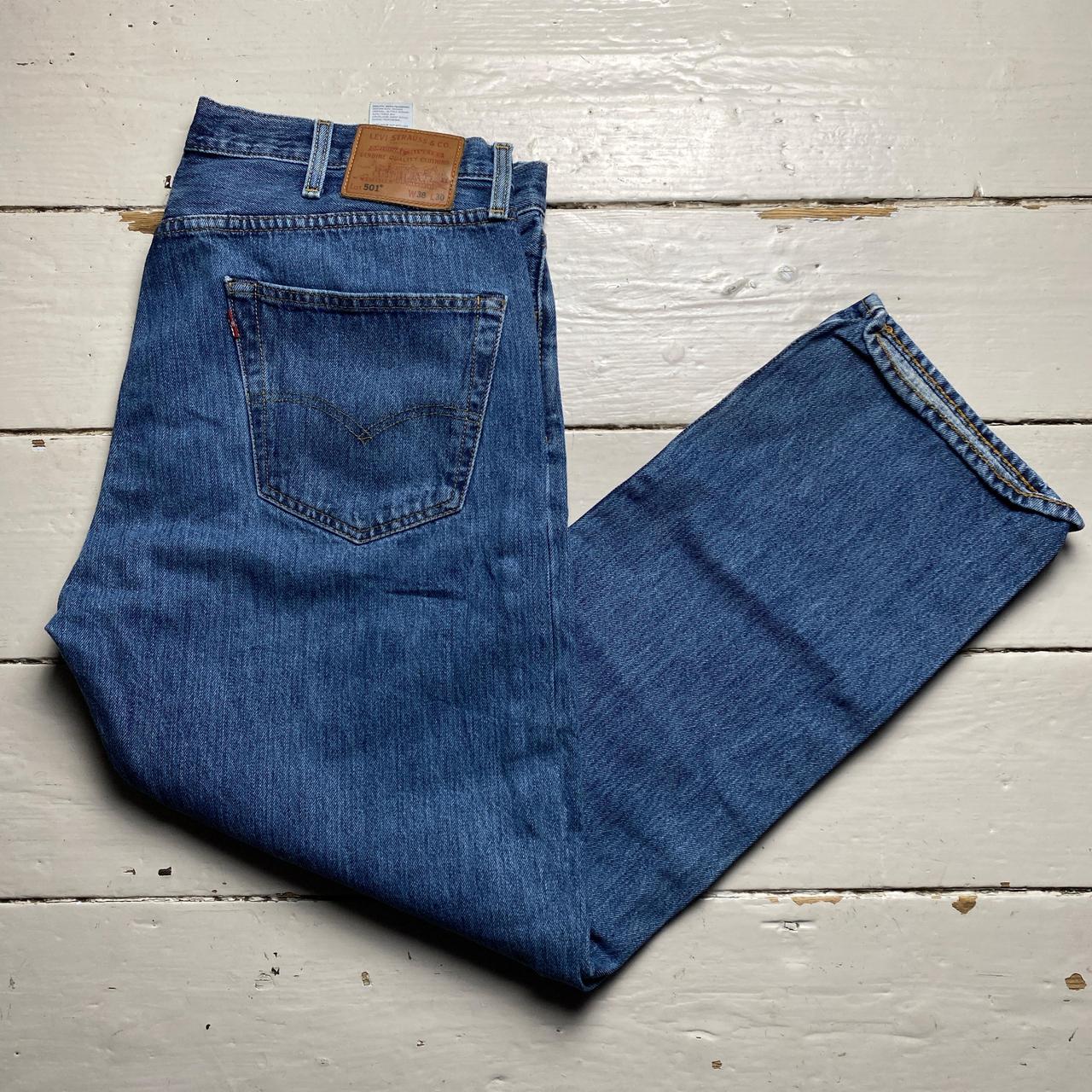 Levis 501 Baggy Blue Jeans