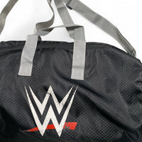 WWE Wrestling Duffle Bag Black White and Red