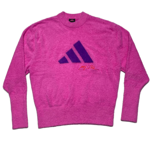 Adidas Jay 3lle Pink and Purple Mohair Jumper (S)
