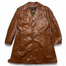 Imperial Leather Brown Trench Coat Jacket (L)
