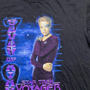 Star Trek Voyager Vintage 2000 Black T Shirt (XL)
