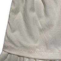Dolce and Gabbana Vintage Cream White Red and Navy Tennis Dress Pleated Skirt (S)