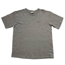 Nike Vintage 90’s Grey and Red Big Spellout T Shirt (L)