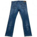 Armani Jeans J21 Light Blue Denim Straight Fit Jeans (36W)