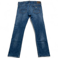 Armani Jeans J21 Light Blue Denim Straight Fit Jeans (36W)