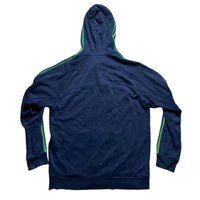 Adidas Performance Essentials Navy Triple Green Stripes Full Tracksuit (M)
