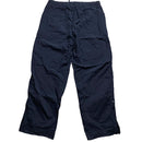Nike Vintage Navy Hex Red and White Swoosh Shell Trackpant Bottoms (L)