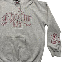 Shady Eminem Slim Shady Clothing Grey and Red Hoodie (L)