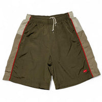Nike Hexi Khaki Red and White Swoosh Vintage y2k Shorts (M)