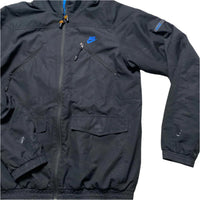 Nike Air Max LTD Black and Blue Vintage Windbreaker Tracksuit Jacket (M)