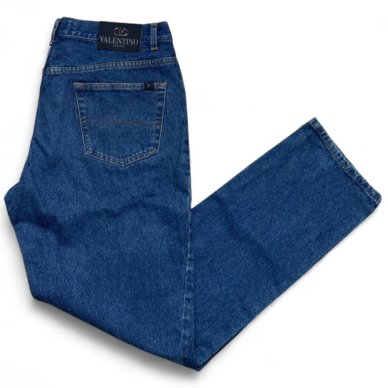 Valentino Navy Blue Baggy Jeans (36W)
