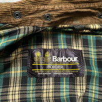 Barbour Khaki Green Womens Waxed Oil Skin Trench Coat Jacket (S)